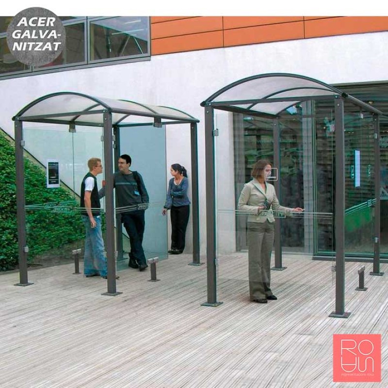 Refugi per fumadors model Bòveda "M" 5000 mm